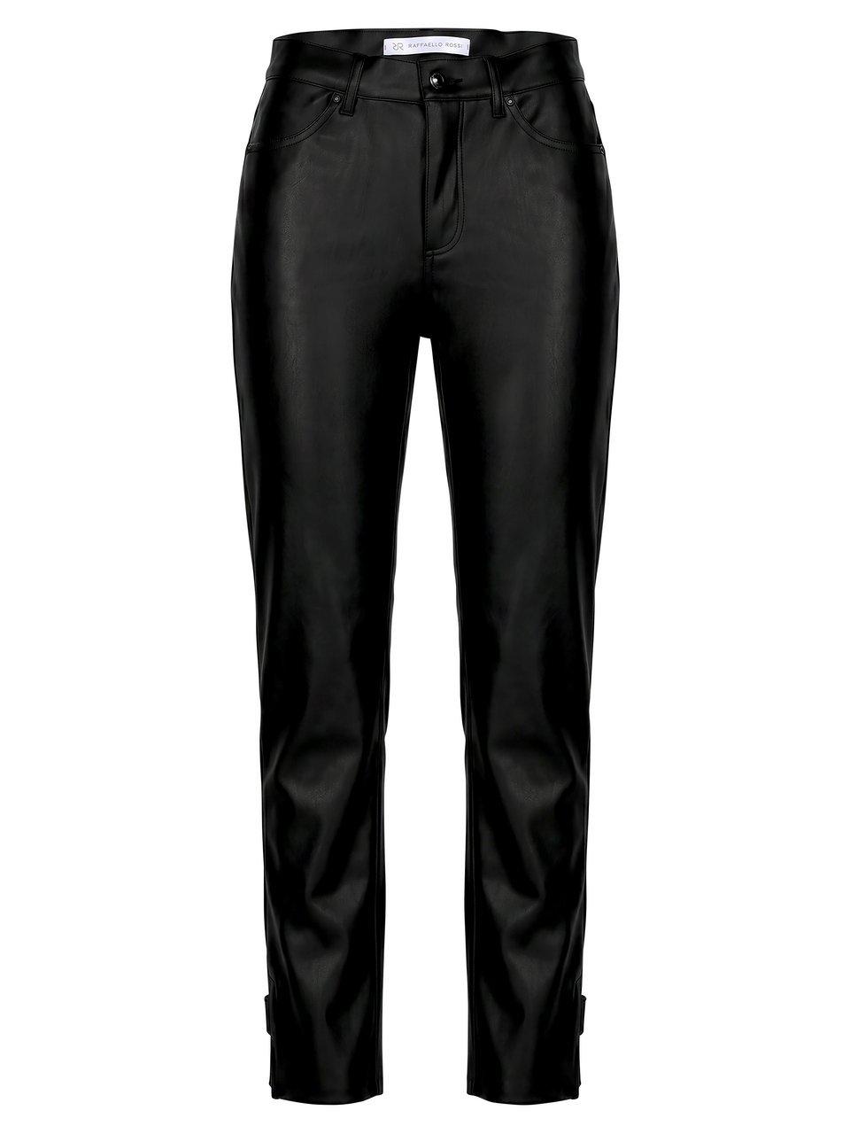 Slim Fit-7/8 Hose Raffaello Rossi schwarz