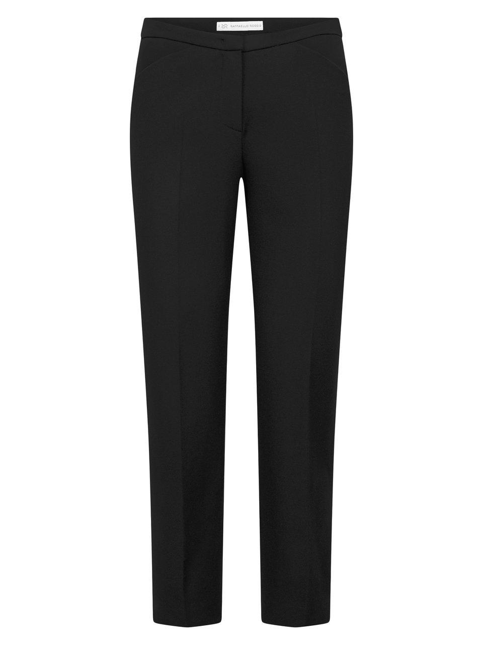 Knöchellange Slim Fit-Hose Raffaello Rossi schwarz