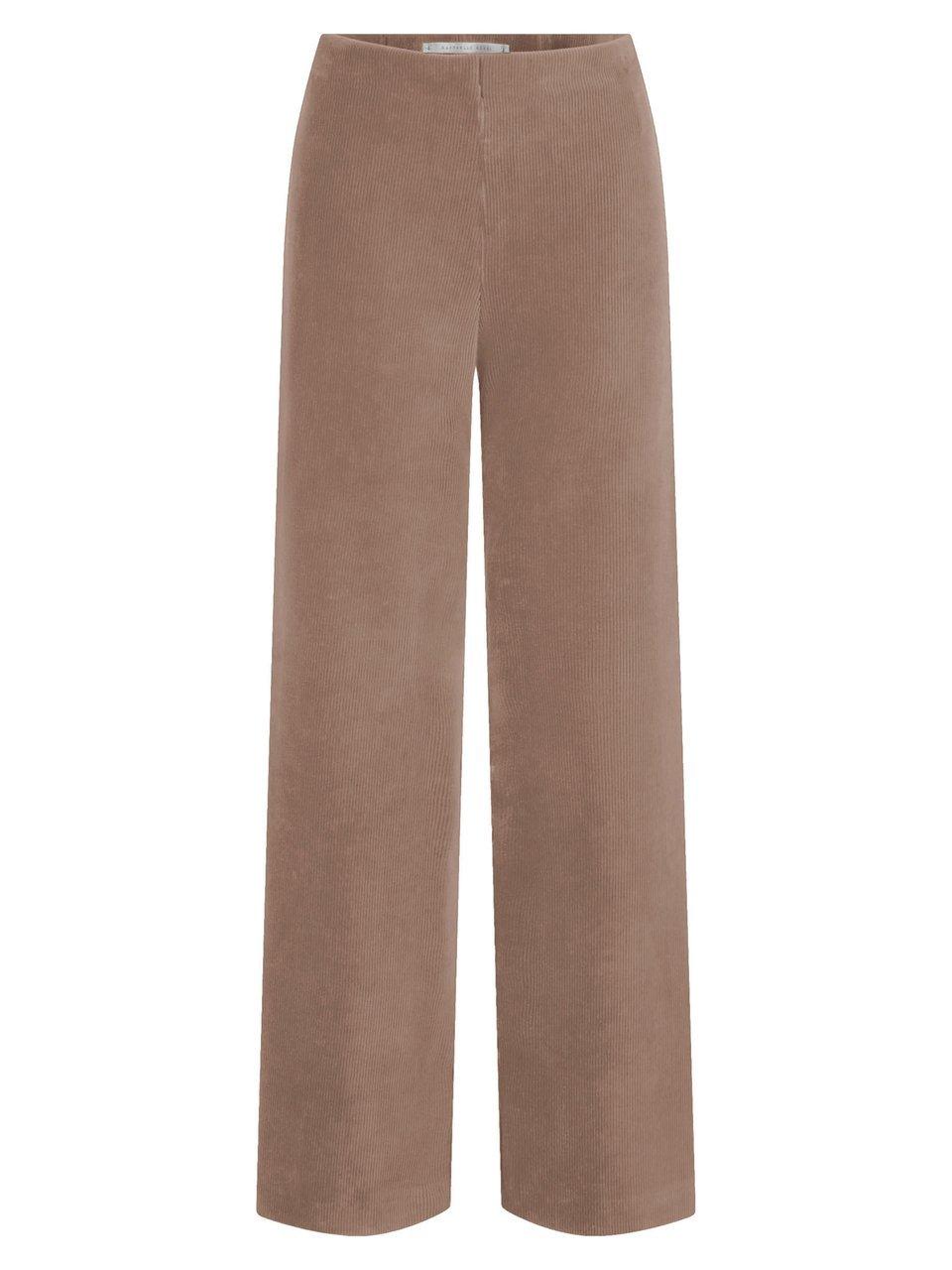 Wide Fit-Jersey-Cordhose Raffaello Rossi beige
