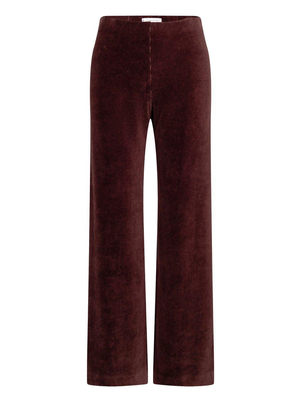 Wide Fit-Jersey-Cordhose Raffaello Rossi rot