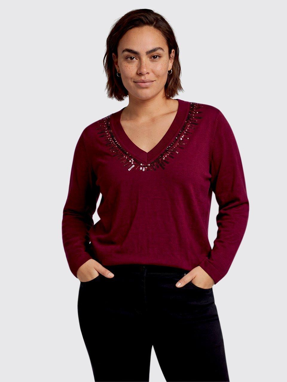 Emilia Lay - V-Pullover