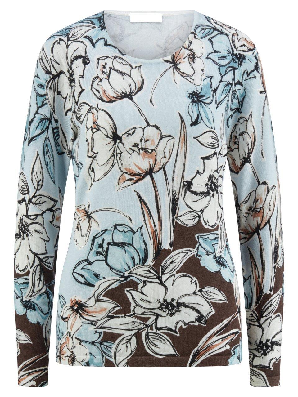 Rundhals-Pullover St. Emile blau