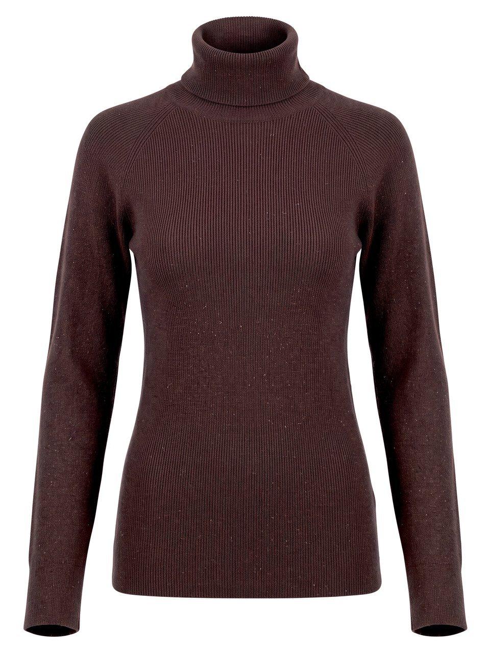 Rollkragen-Pullover St. Emile braun