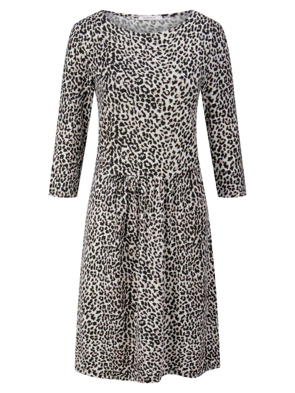 Jersey-Kleid Rundhals-Ausschnitt Peter Hahn weiss günstig online kaufen