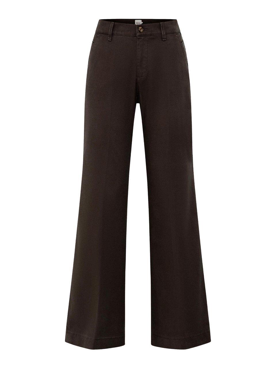 Wide Fit-Hose Brax braun