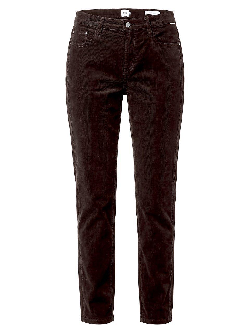 Knöchellange Cord-Hose Brax braun
