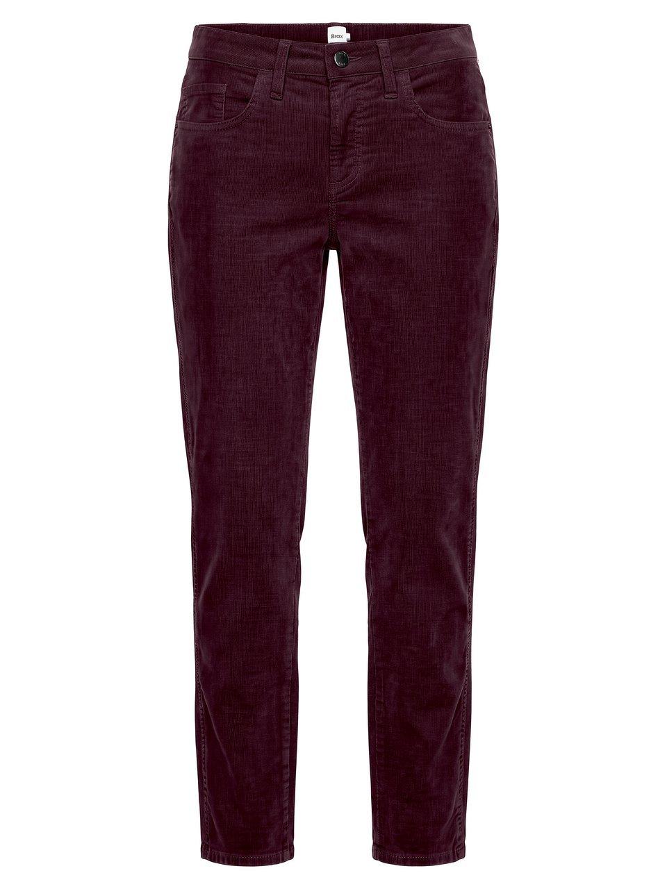 Knöchellange Cord-Hose Brax lila