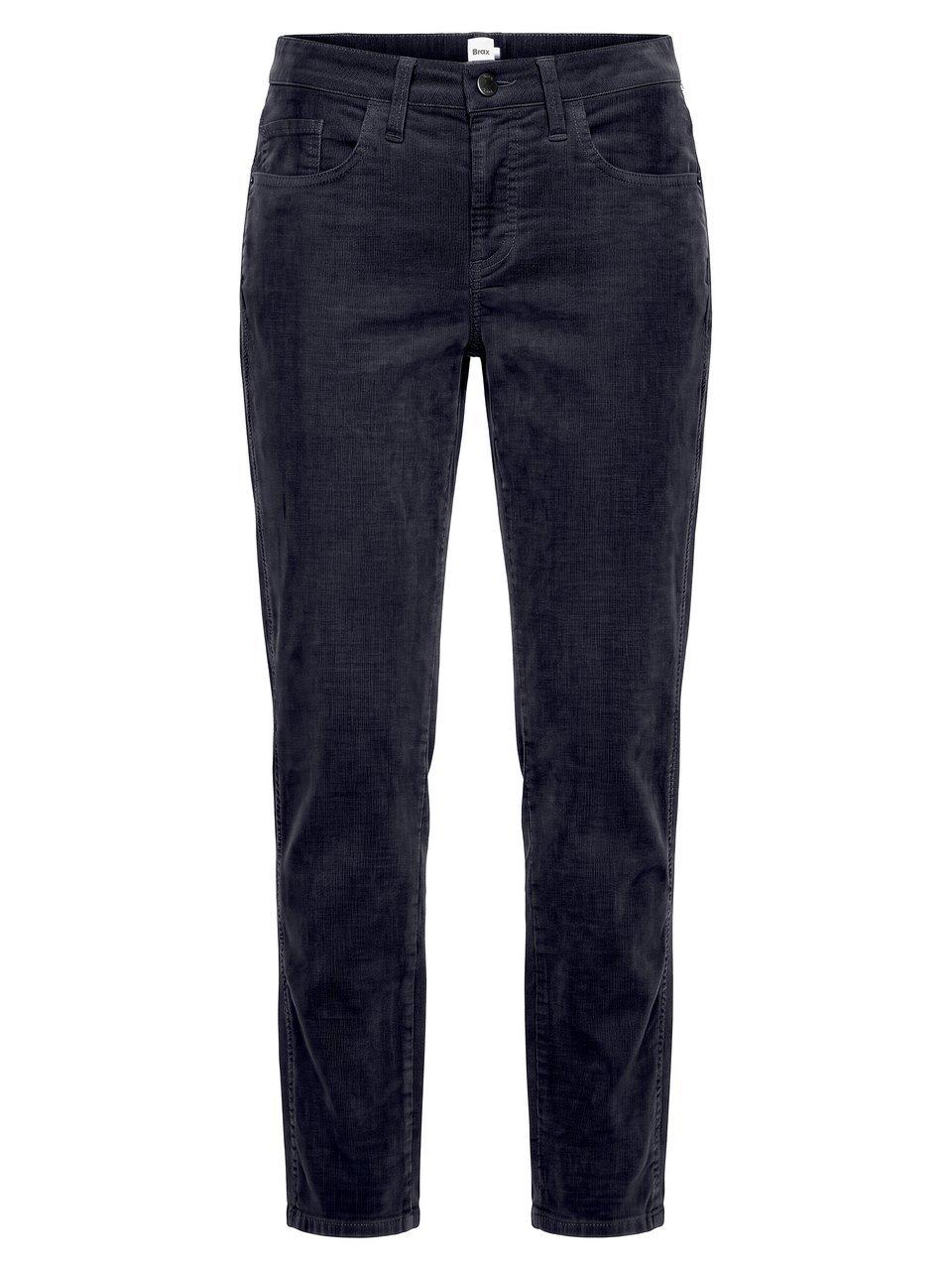 Knöchellange Cord-Hose Brax blau
