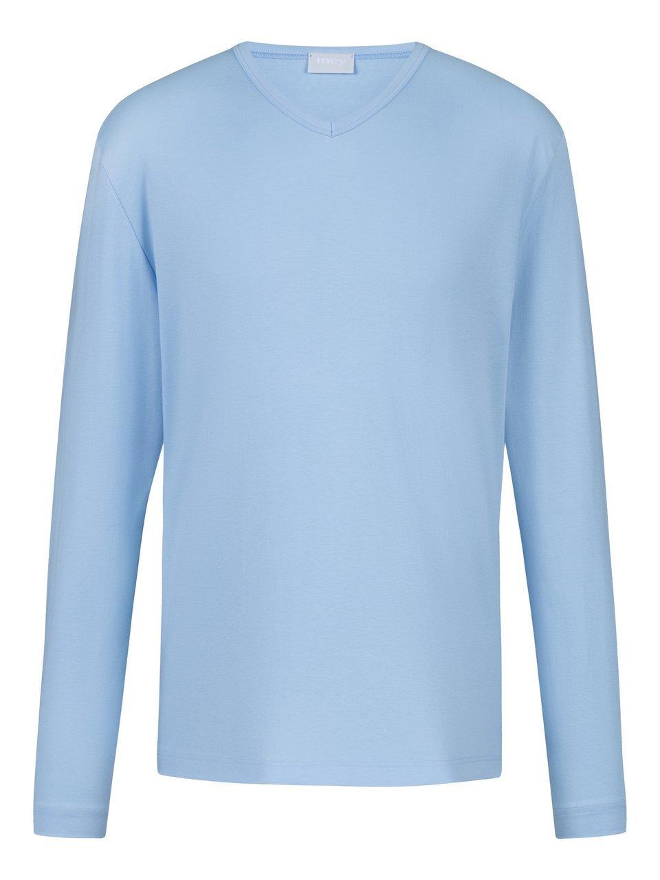MEY Pyjamashirt far blue bleu clair | XL