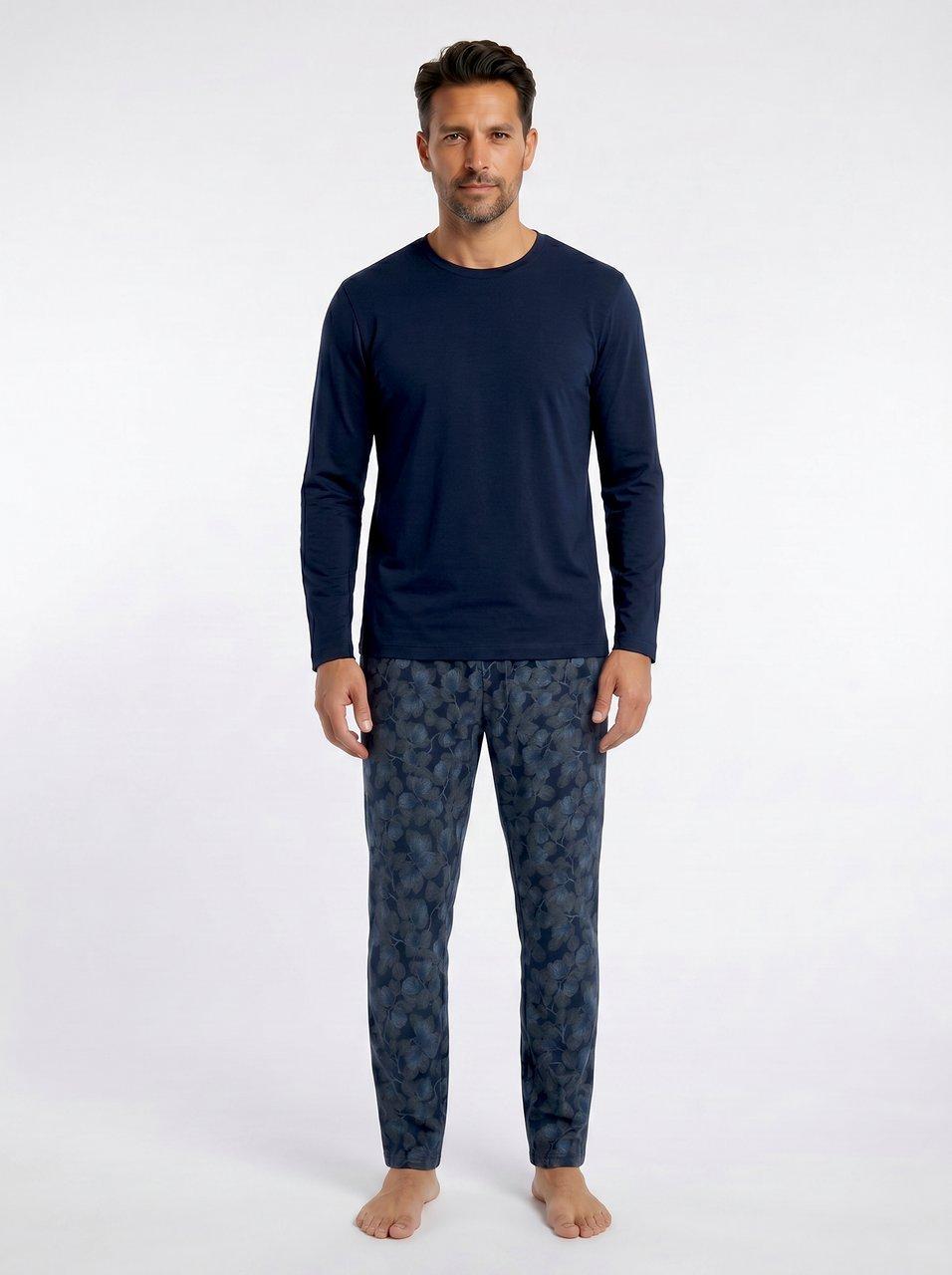 Mey Night - Pyjama long Dark Leaves