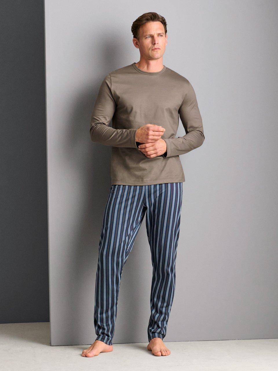 Mey Night - Lange pyjama Seriously Stripes