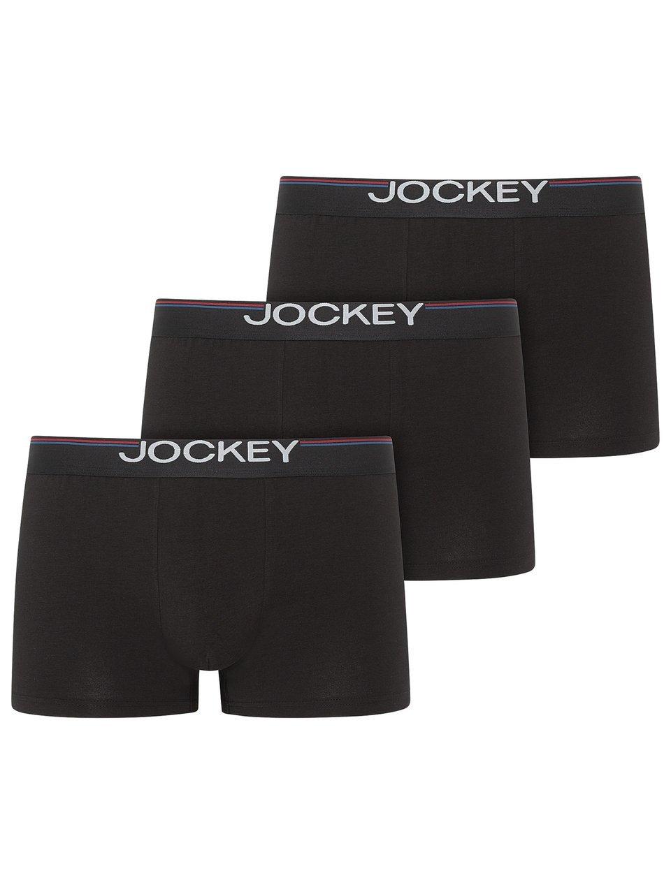 Boxershorts im 3er-Pack Jockey schwarz