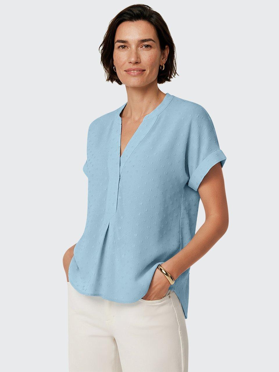 Peter Hahn - Bluse mit Rundhals-Ausschnitt