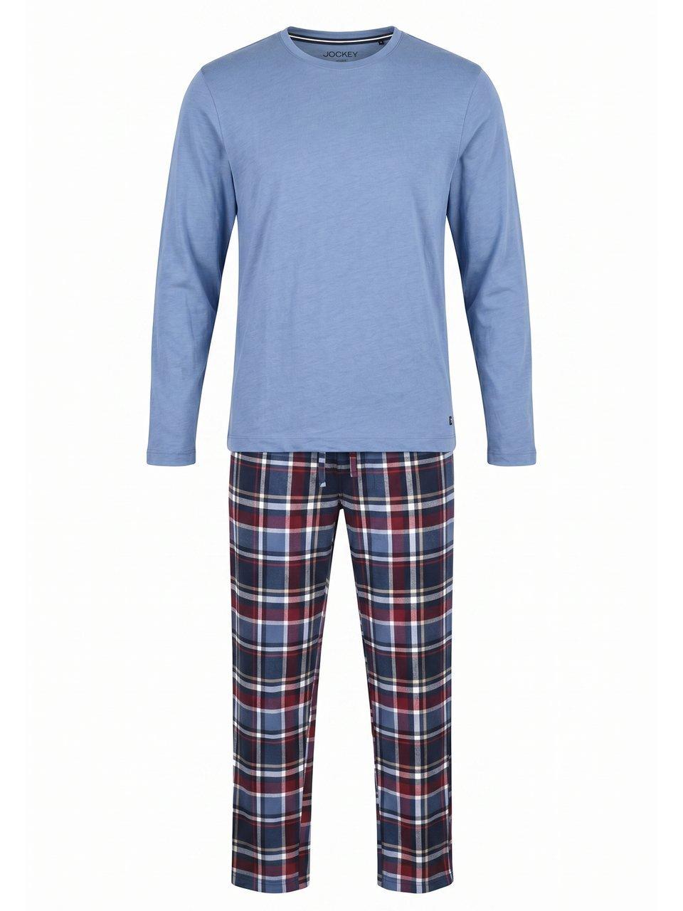 Langer Schlafanzug Jockey blau