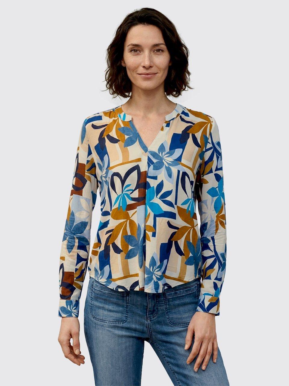 Peter Hahn - Bluse mit Rundhals-Ausschnitt
