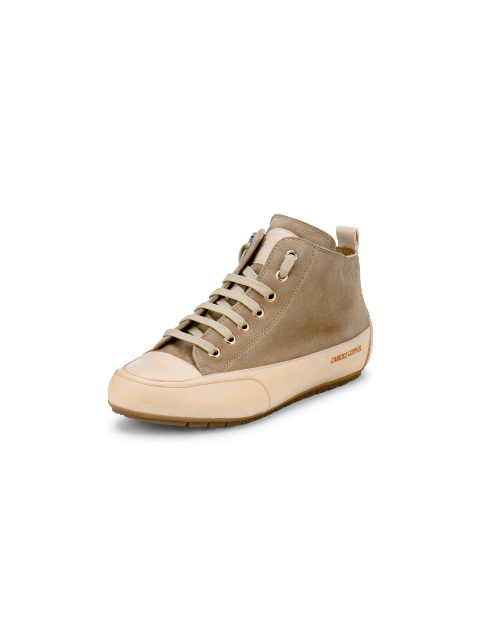 Candice Cooper - Les sneakers montants en cuir velours de veau soup