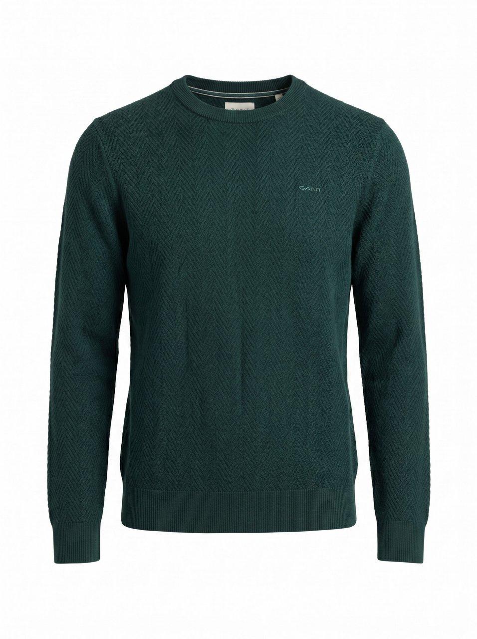 Rundhals-Pullover GANT grün