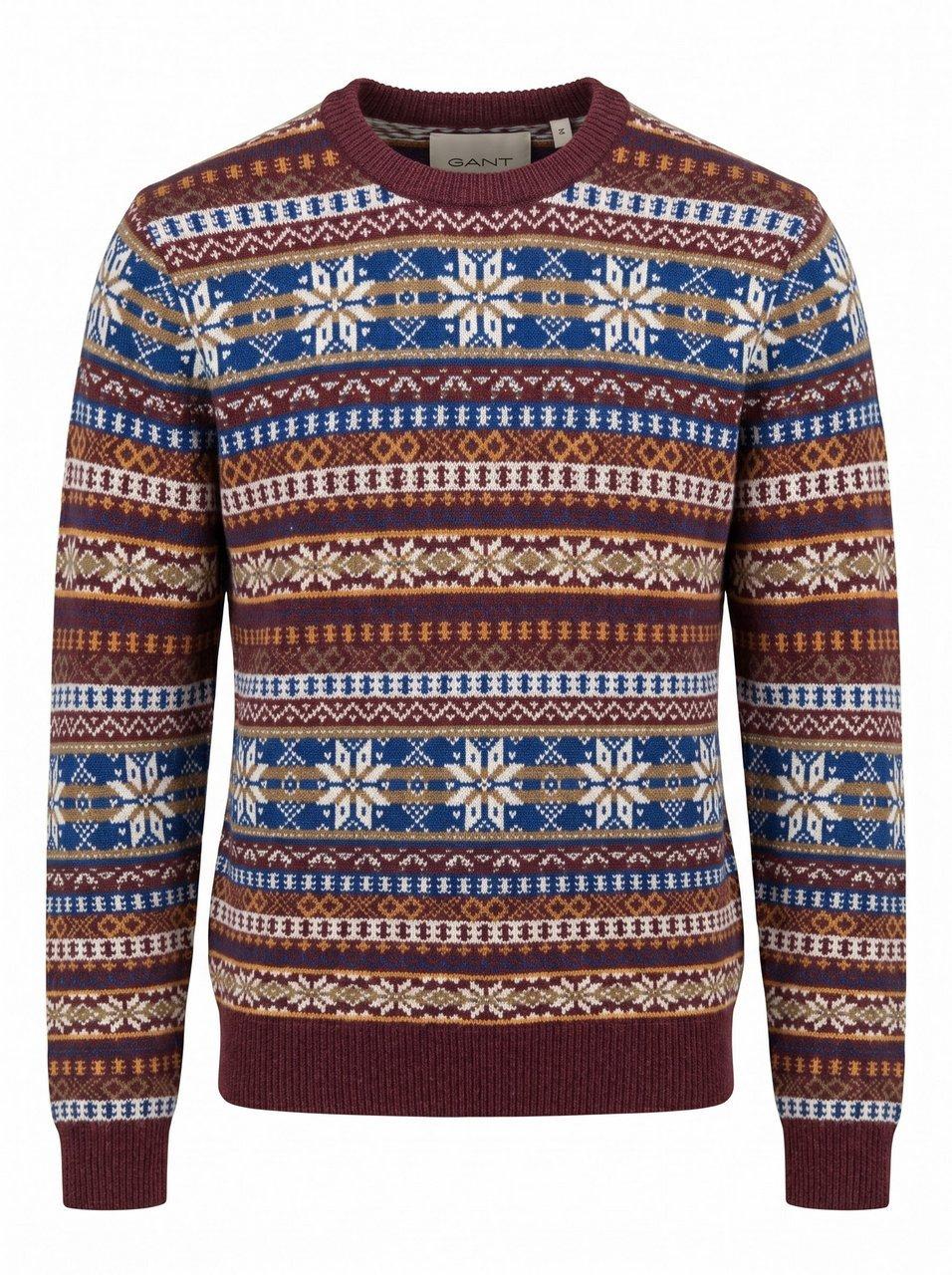 Rundhals-Pullover GANT rot