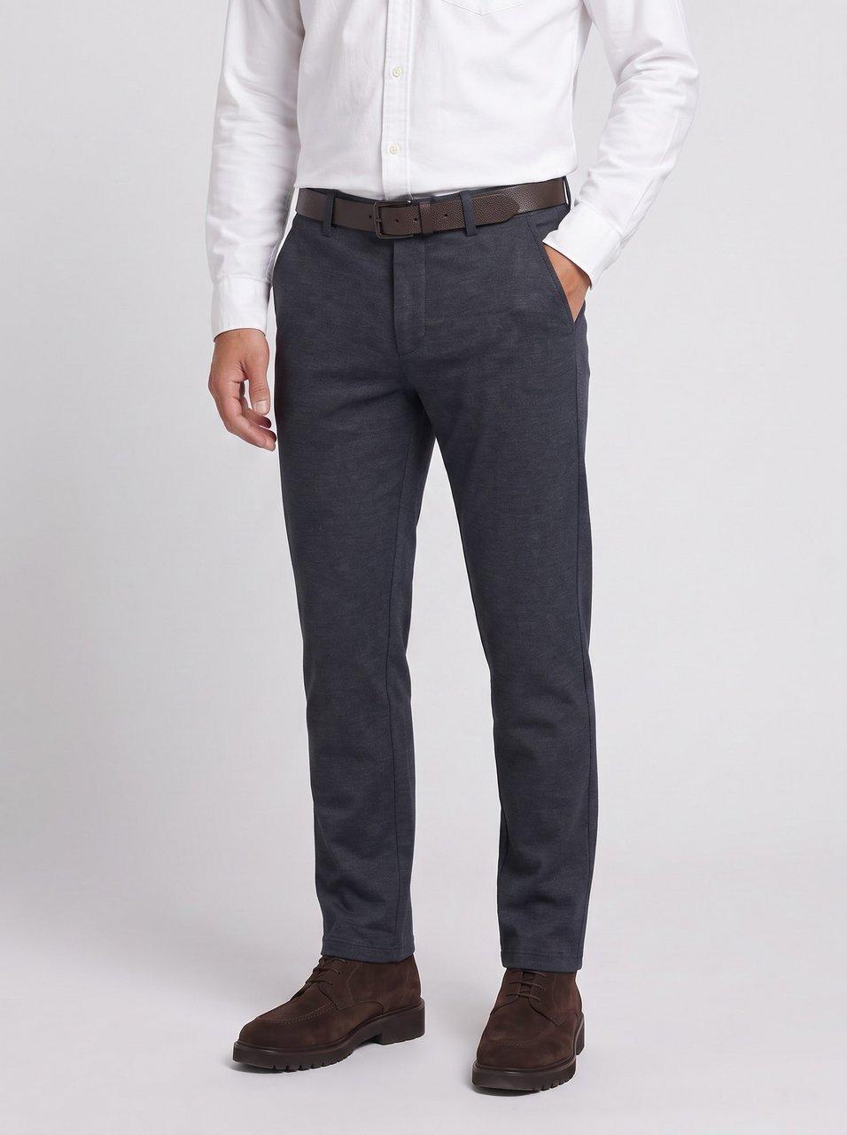 Eurex - Jersey flatfrontbroek Regular Fit