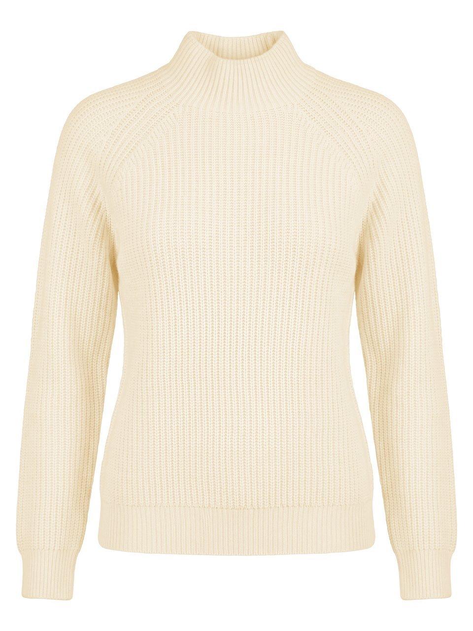 Pullover Stehkragen Fadenmeister Berlin weiss