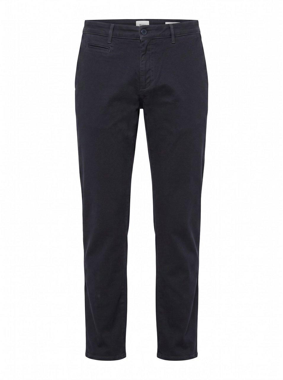 Flatfront-Hose Straight Fit Brax blau