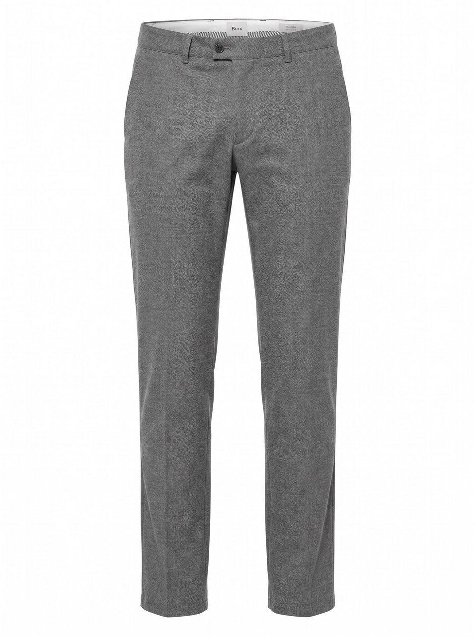 Flatfront-Hose Modern Fit Brax grau
