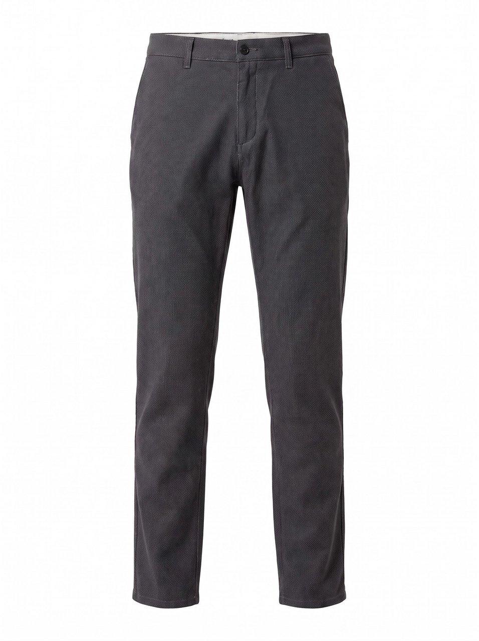 Flatfront-Hose Straight Fit Brax grau