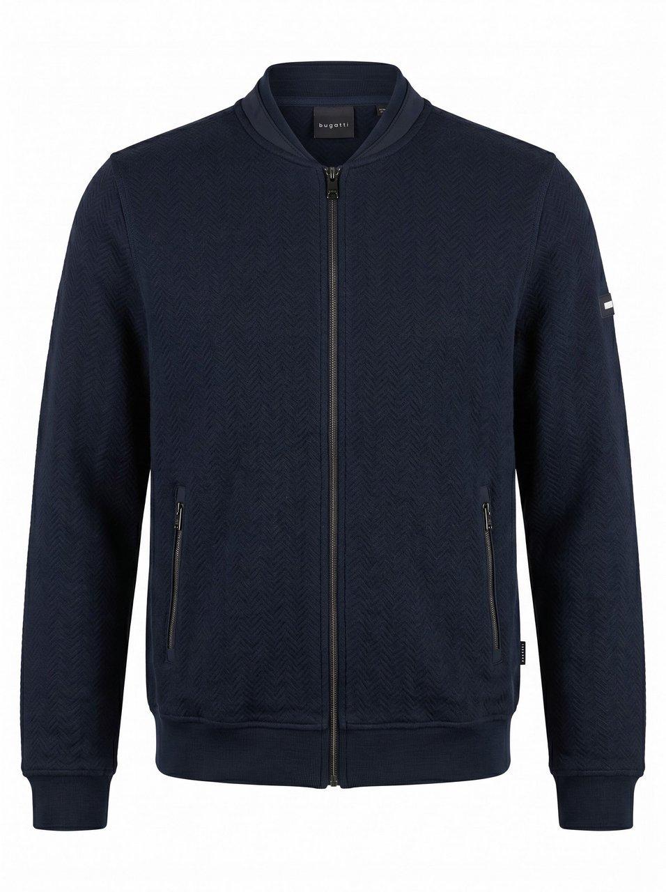 Sweatjacke Bugatti blau