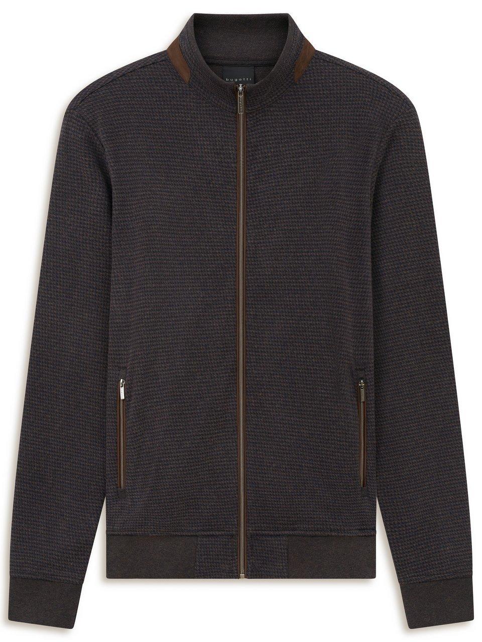Sweatjacke Modern Fit Bugatti blau