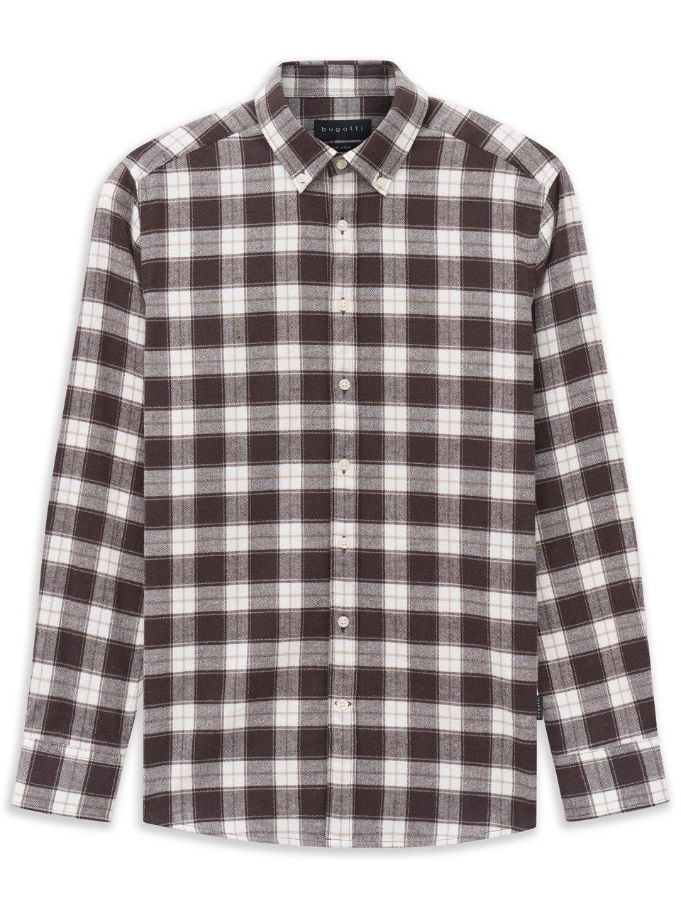 Hemd Modern Fit Bugatti braun