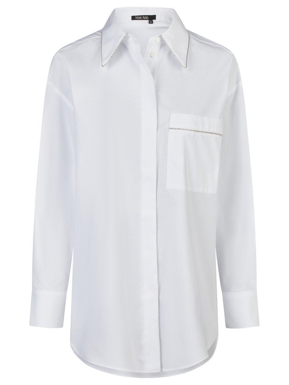 Long-Bluse Marc Aurel weiss