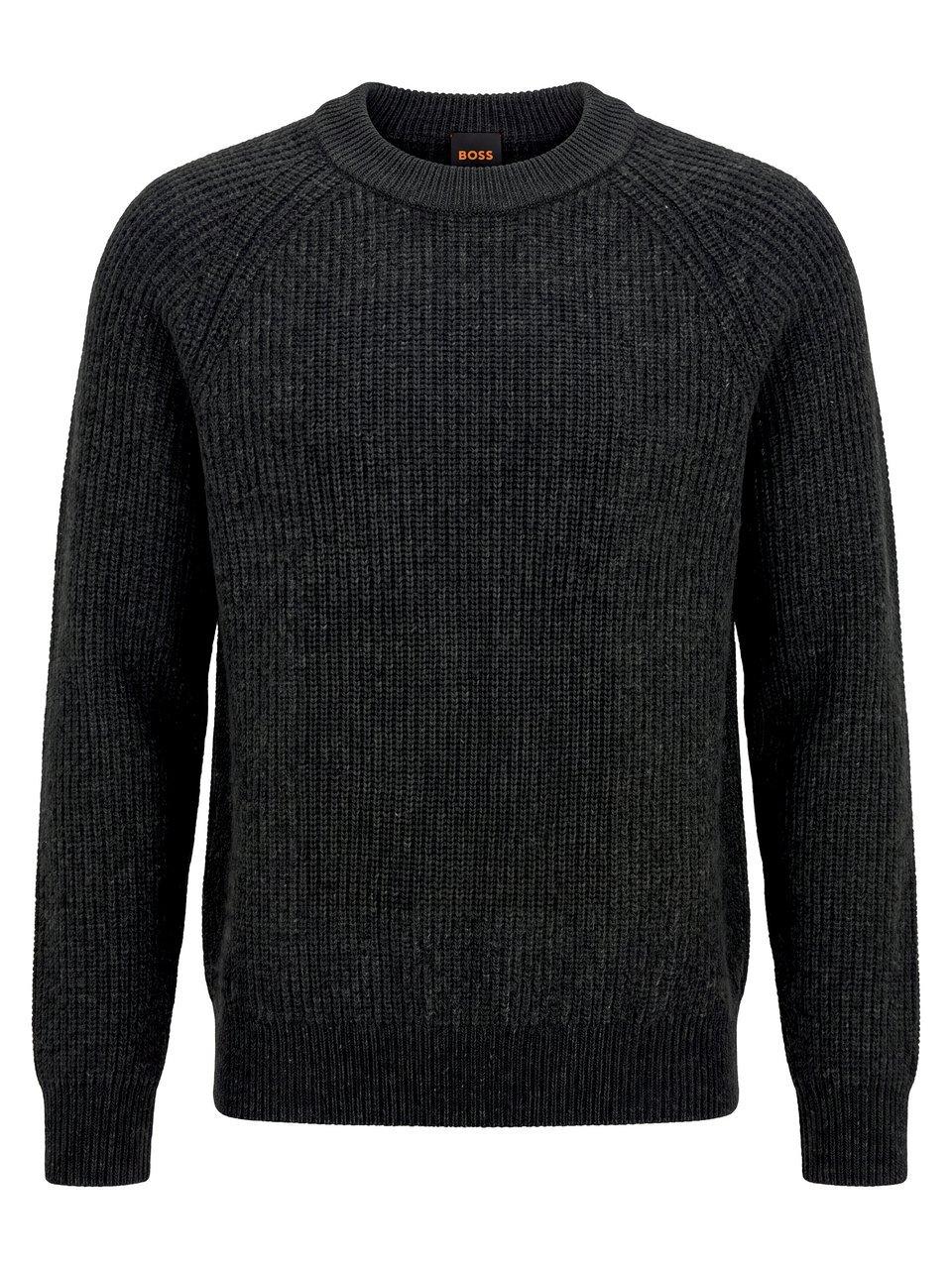 Rundhals-Pullover Kepler BOSS schwarz