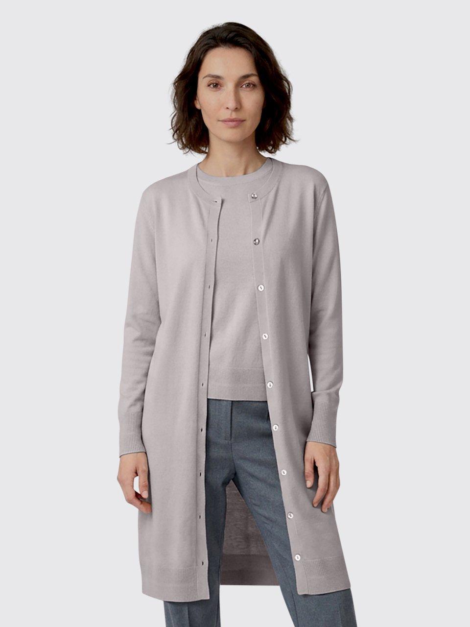 Peter Hahn - Long-Strickjacke