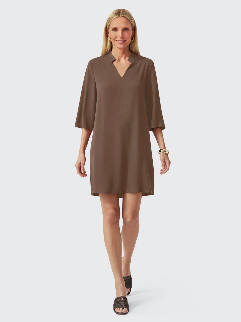 Peter Hahn - Kleid mit V-Ausschnitt
