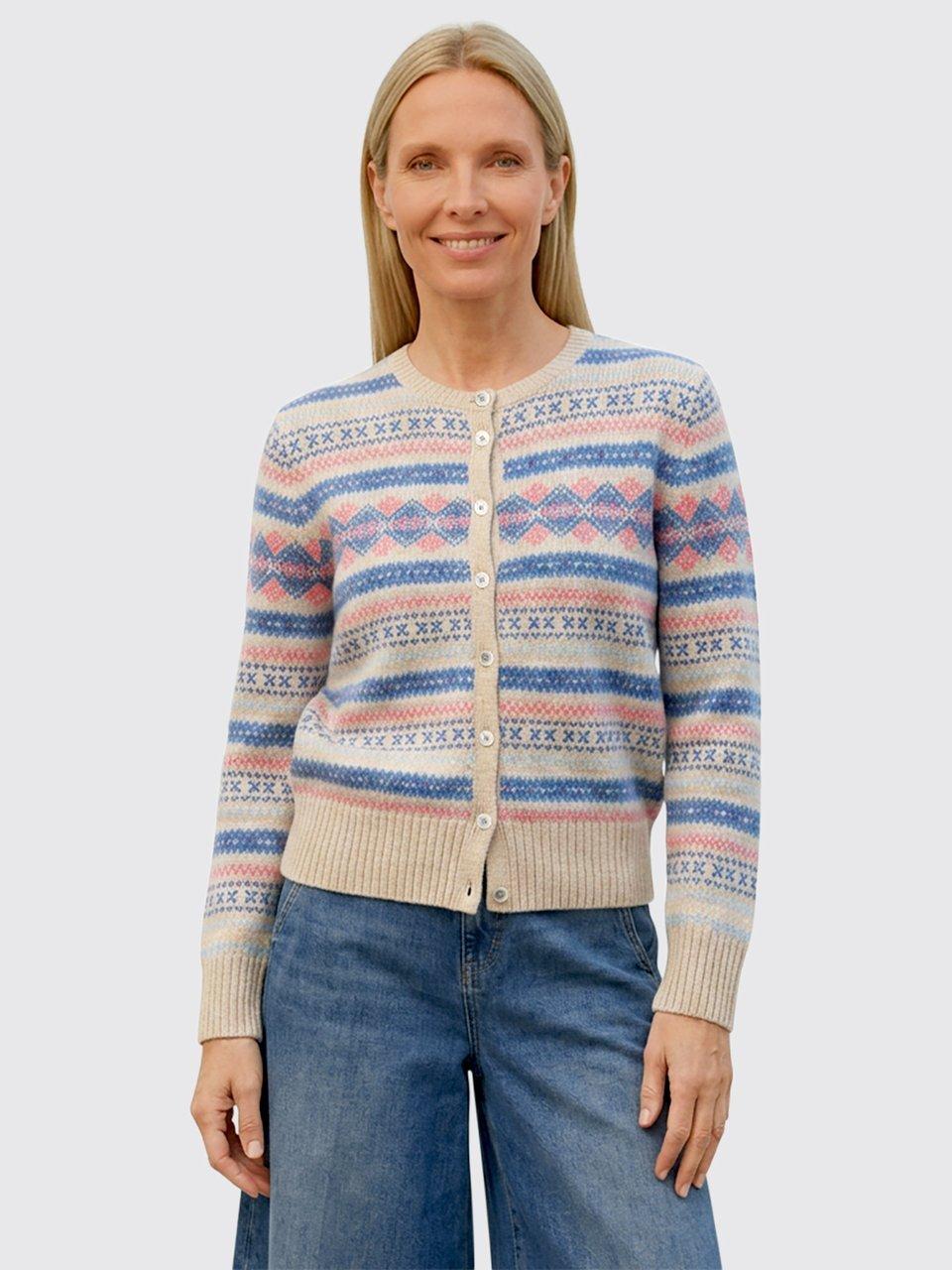 MAERZ Muenchen - Strickjacke mit Rundhals-­Ausschnitt