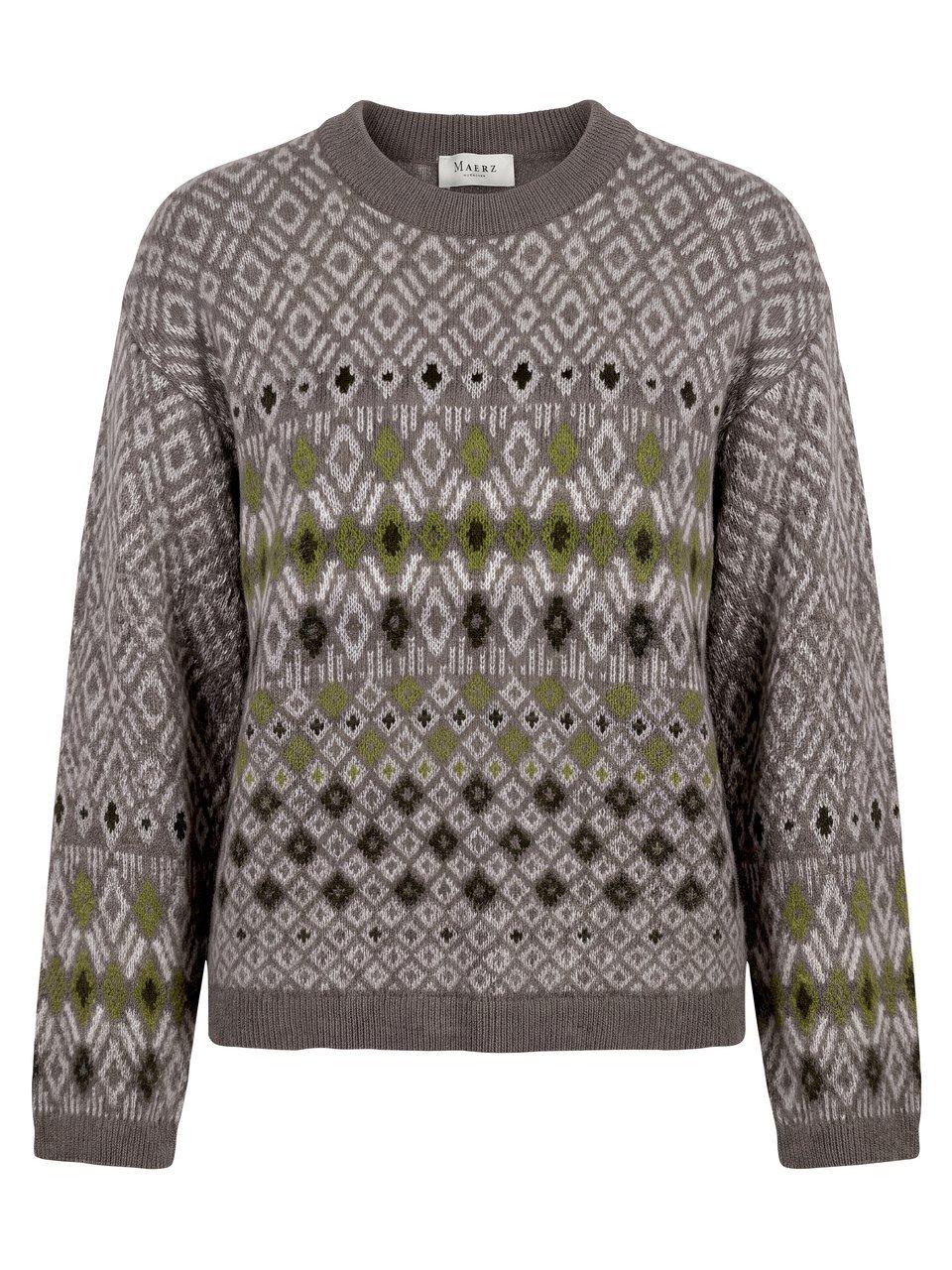 Rundhals-Pullover MAERZ Muenchen beige