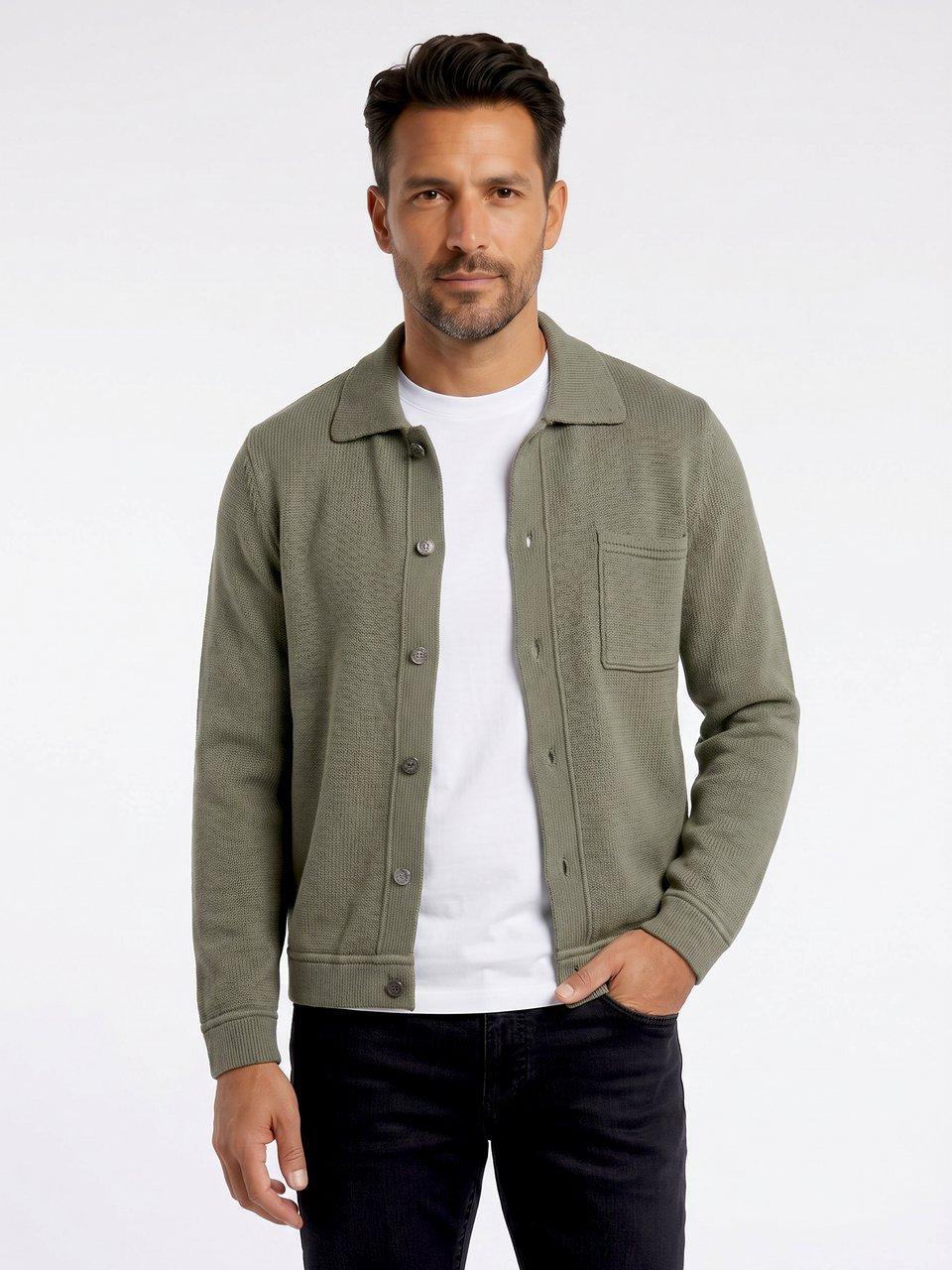 Louis Sayn - Strickjacke mit Polo-Kragen