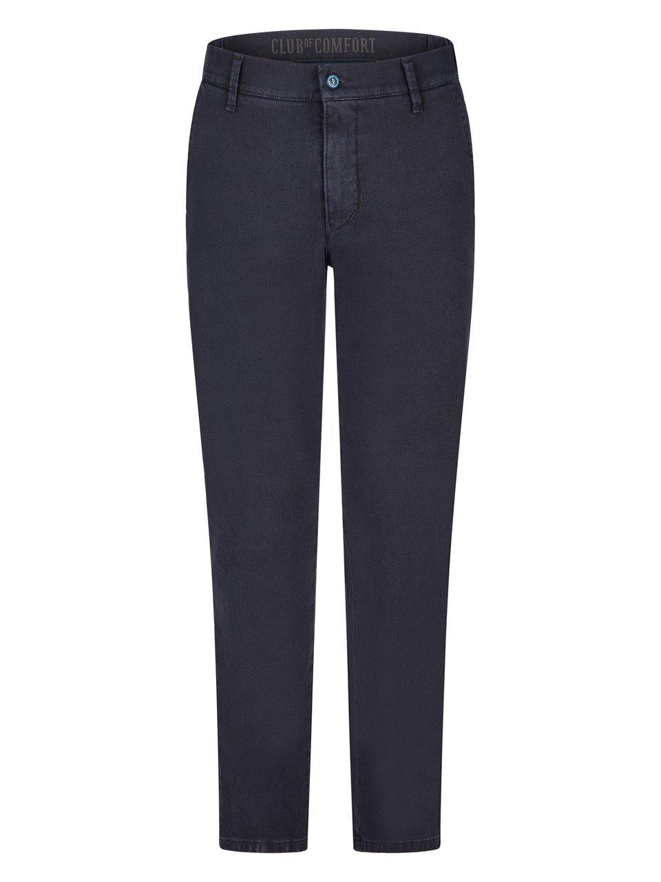 Flatfront-Hose Slim Fit CLUB OF COMFORT blau