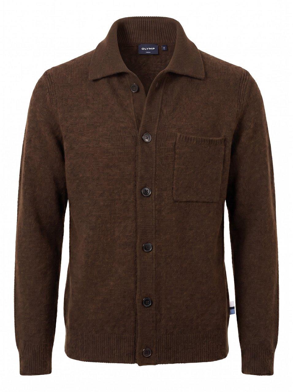 Strickjacke Olymp braun