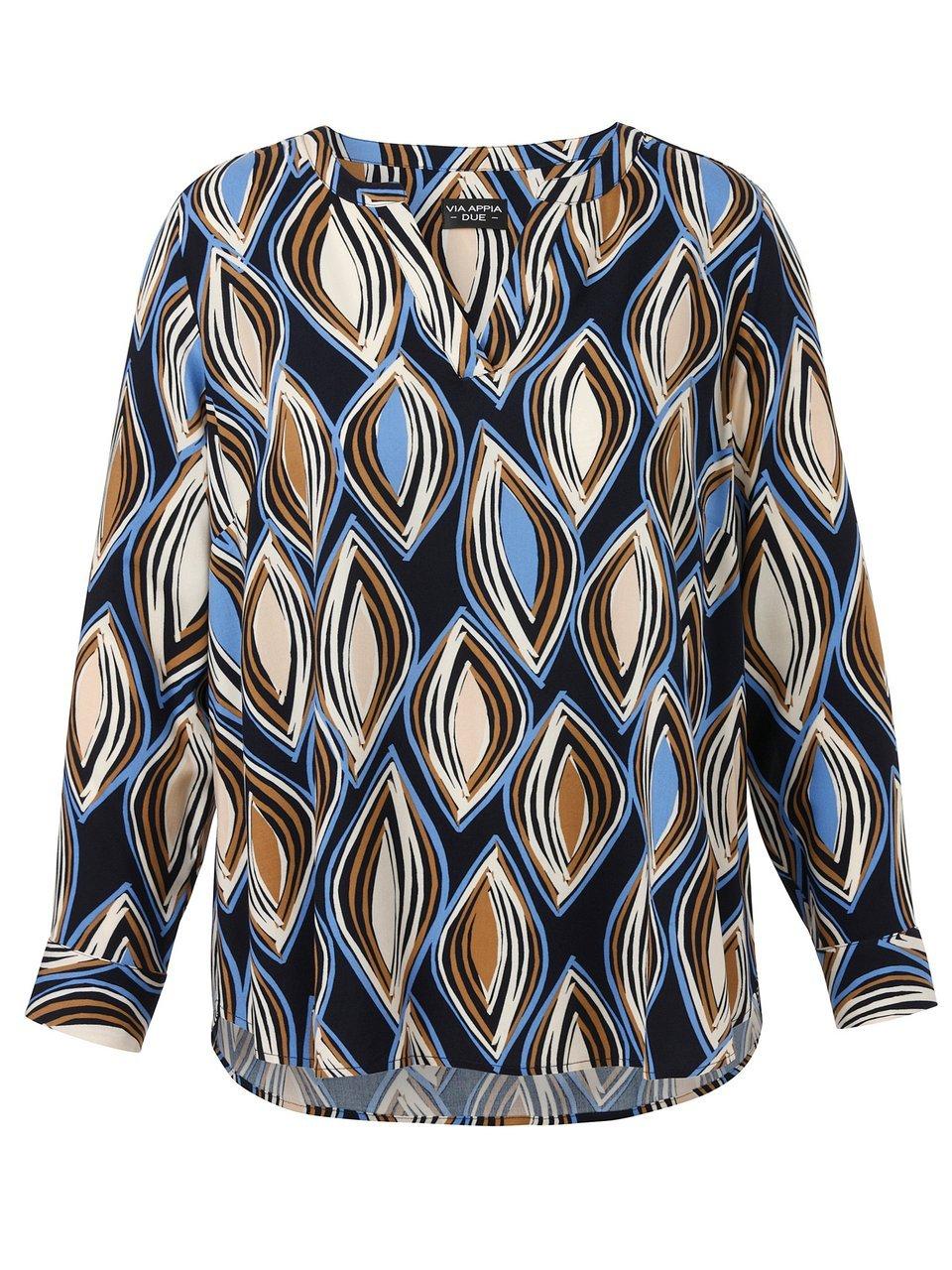Long-Bluse Via Appia Due multicolor