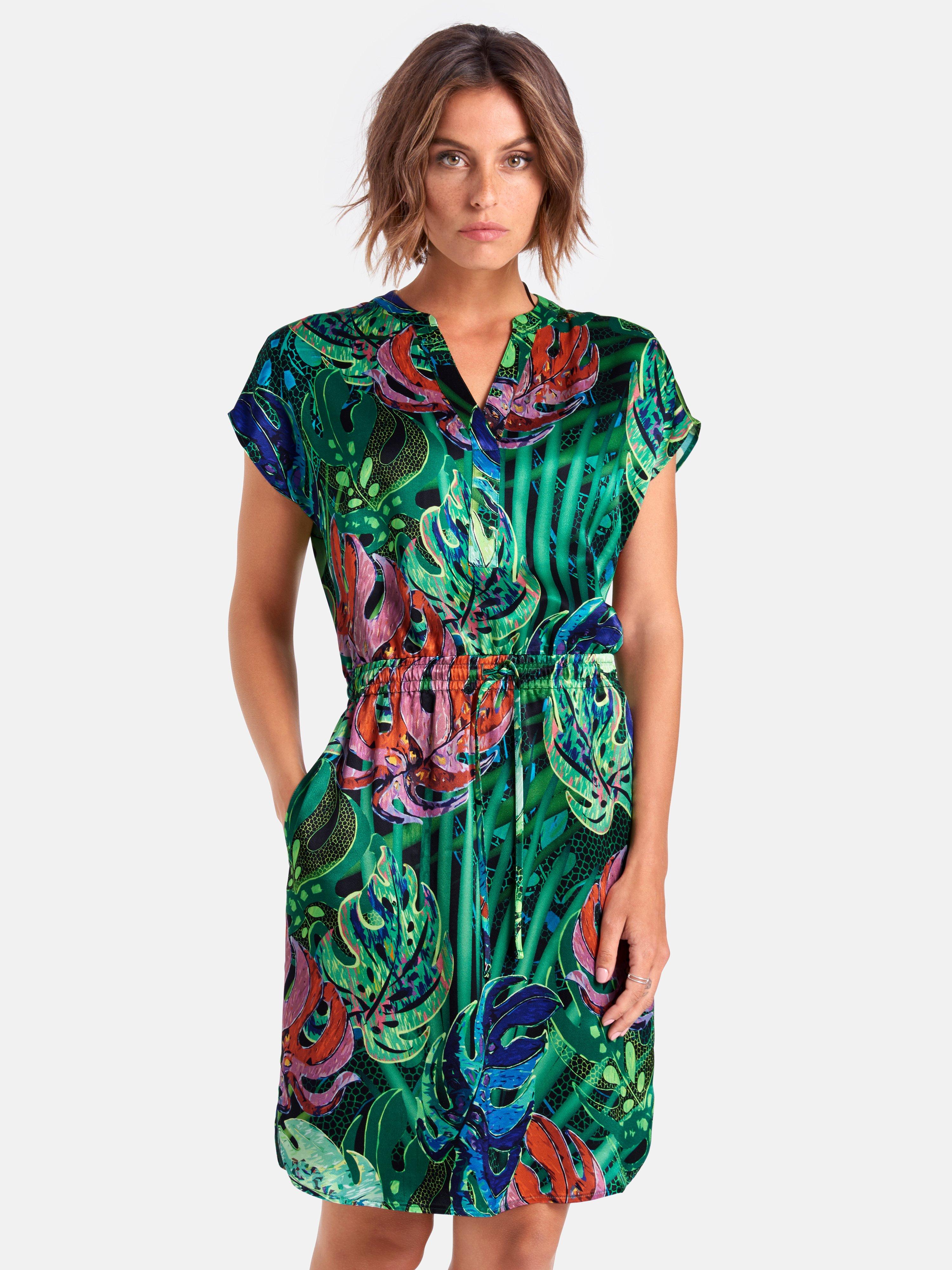 Peter Hahn - Kleid mit überschnittener Schulter