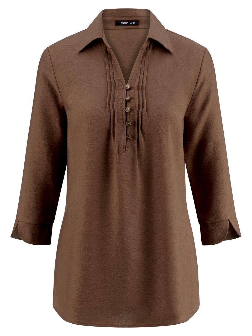 Peter Hahn - Long-Bluse mit Hemdkragen