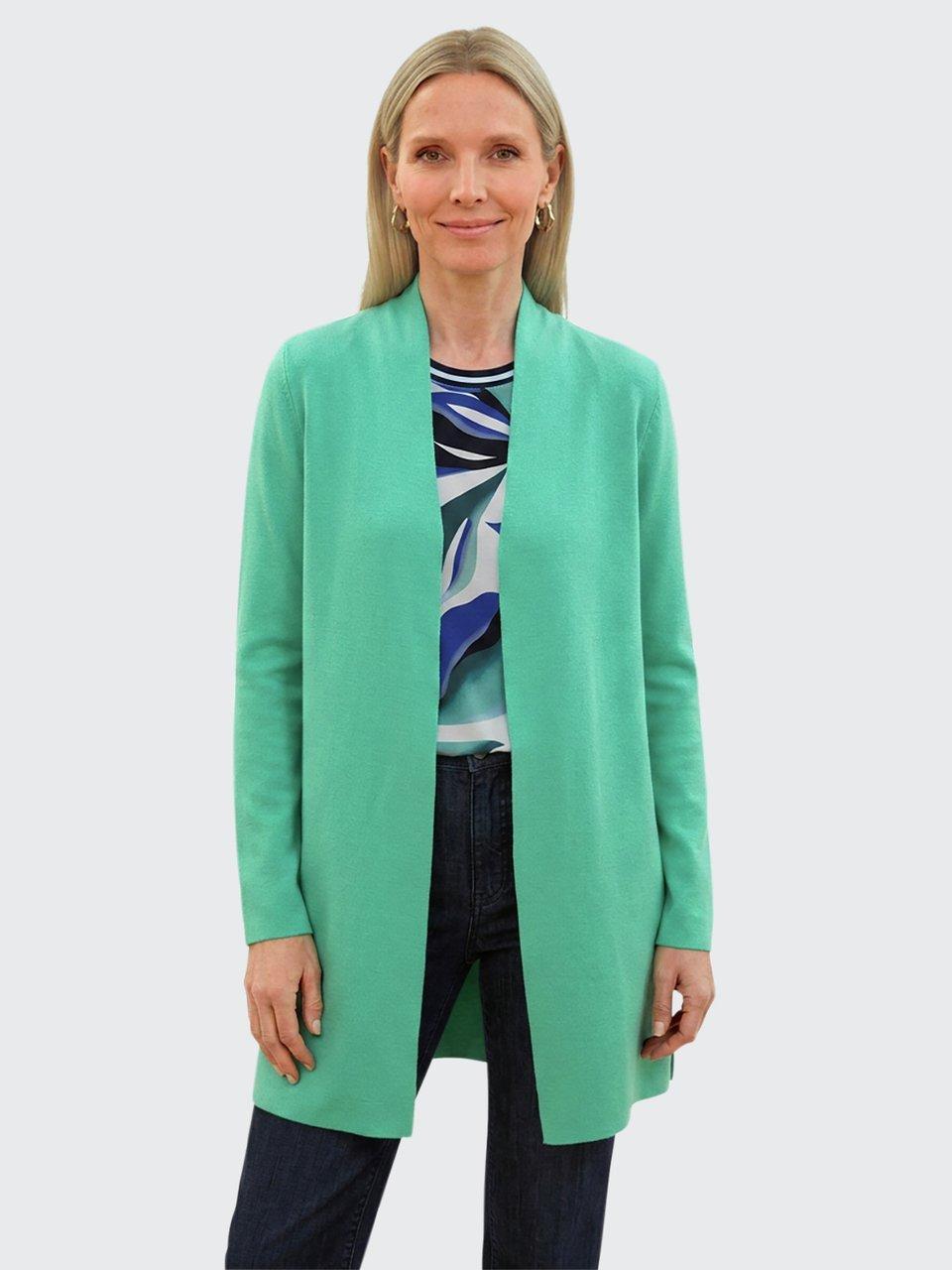 Peter Hahn - Long-Strickjacke