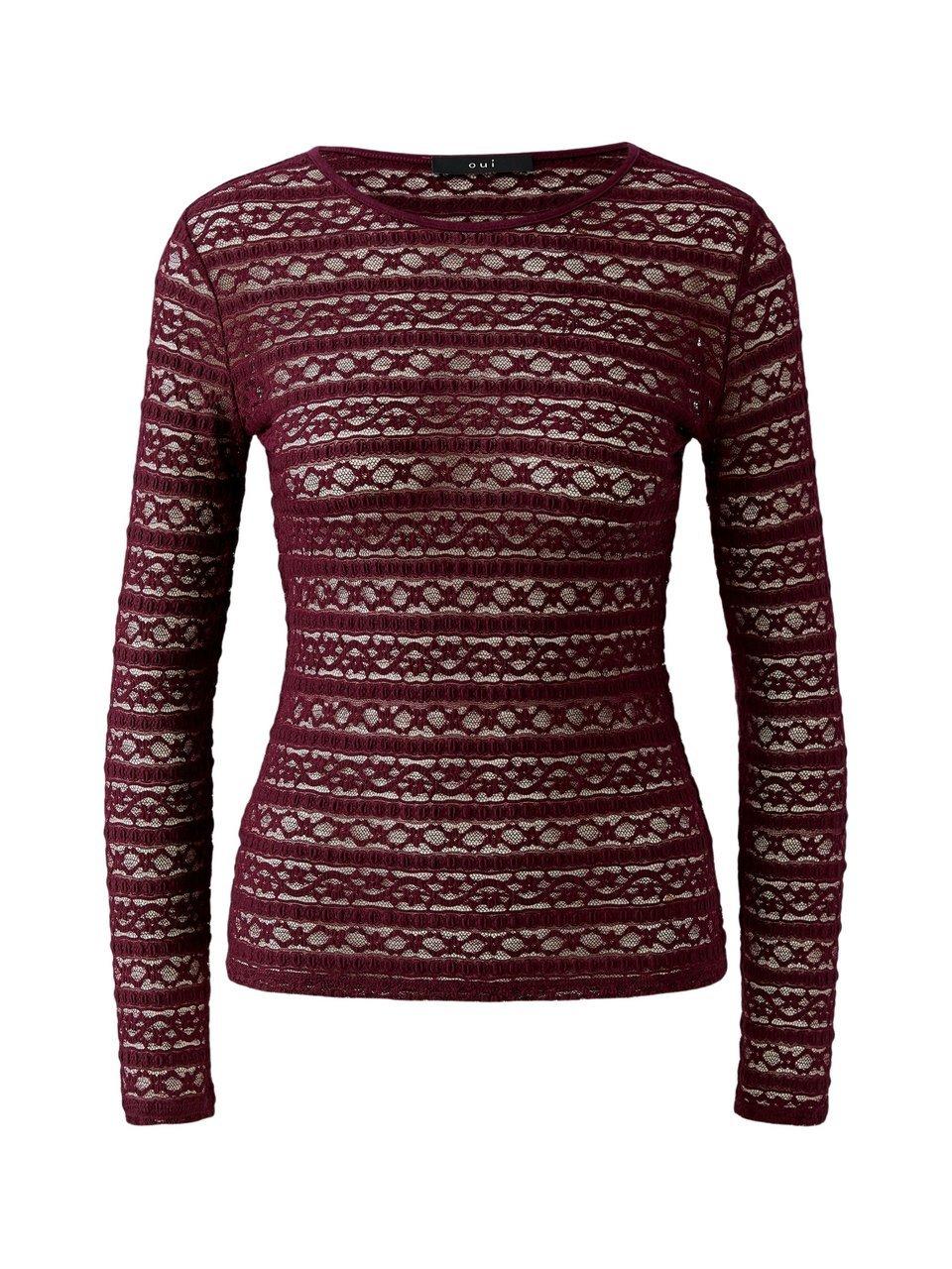 Rundhals-Shirt oui rot