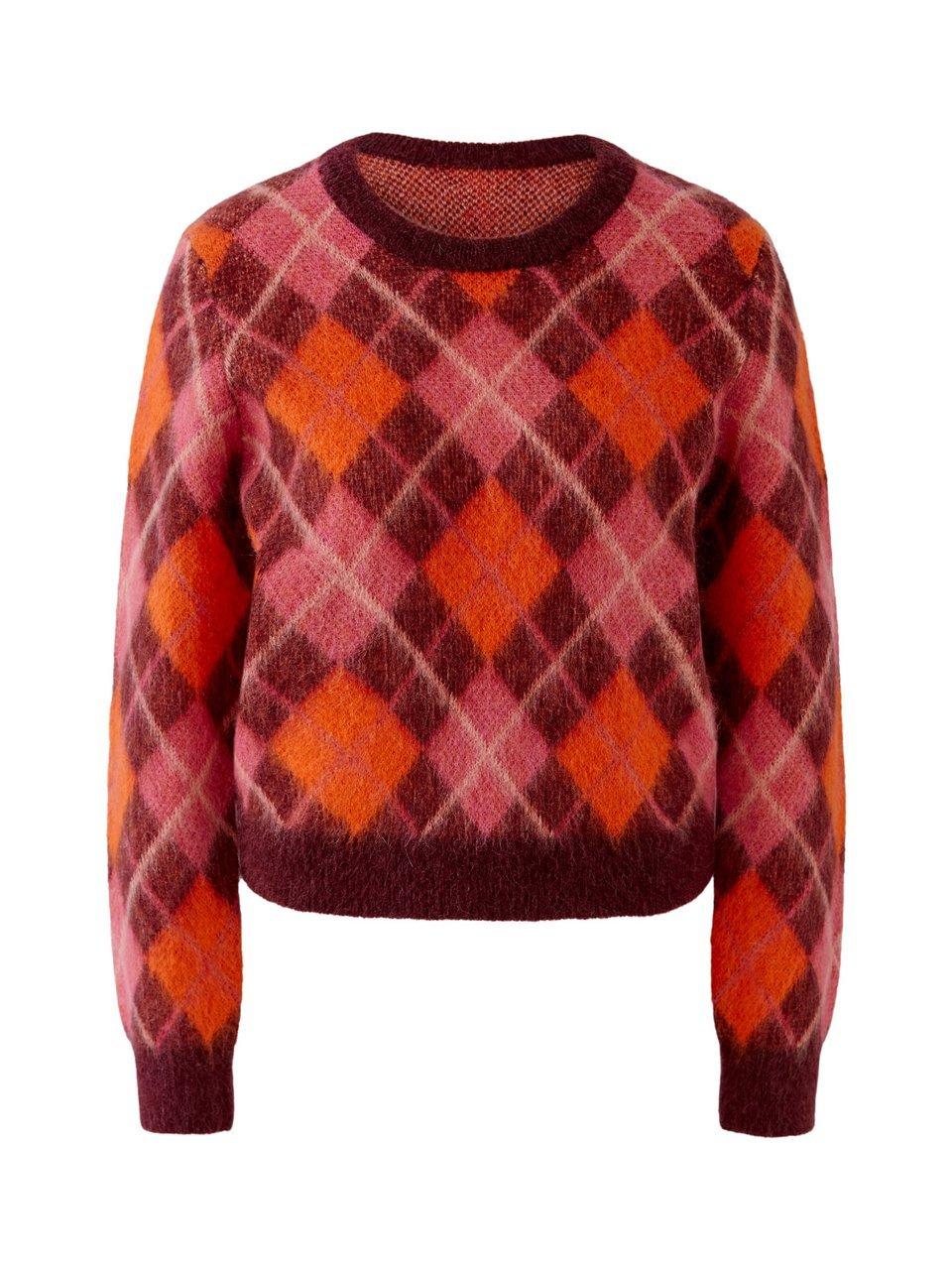 Rundhals-Pullover oui rot