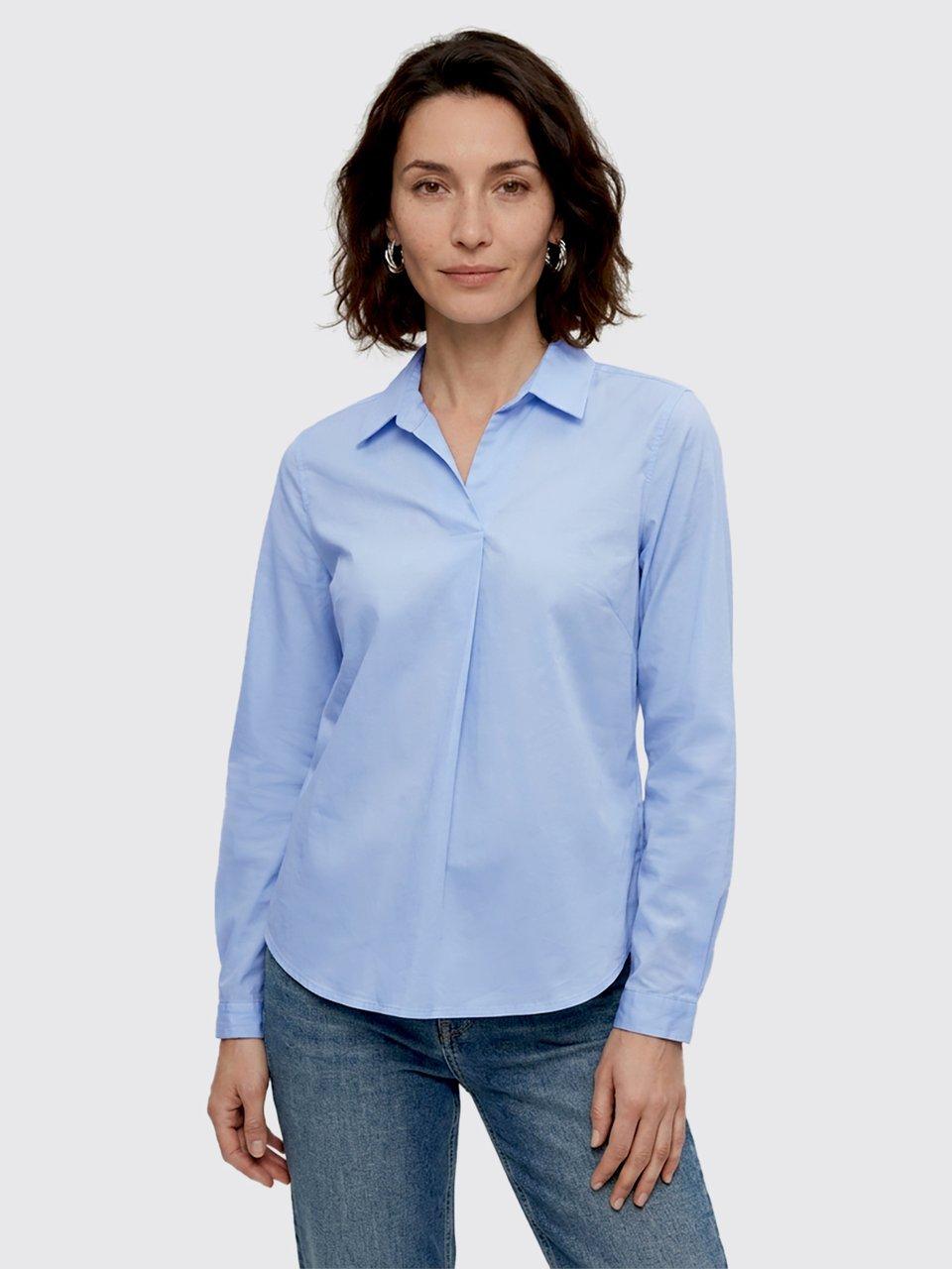Peter Hahn - Bluse mit Rundhals-Ausschnitt