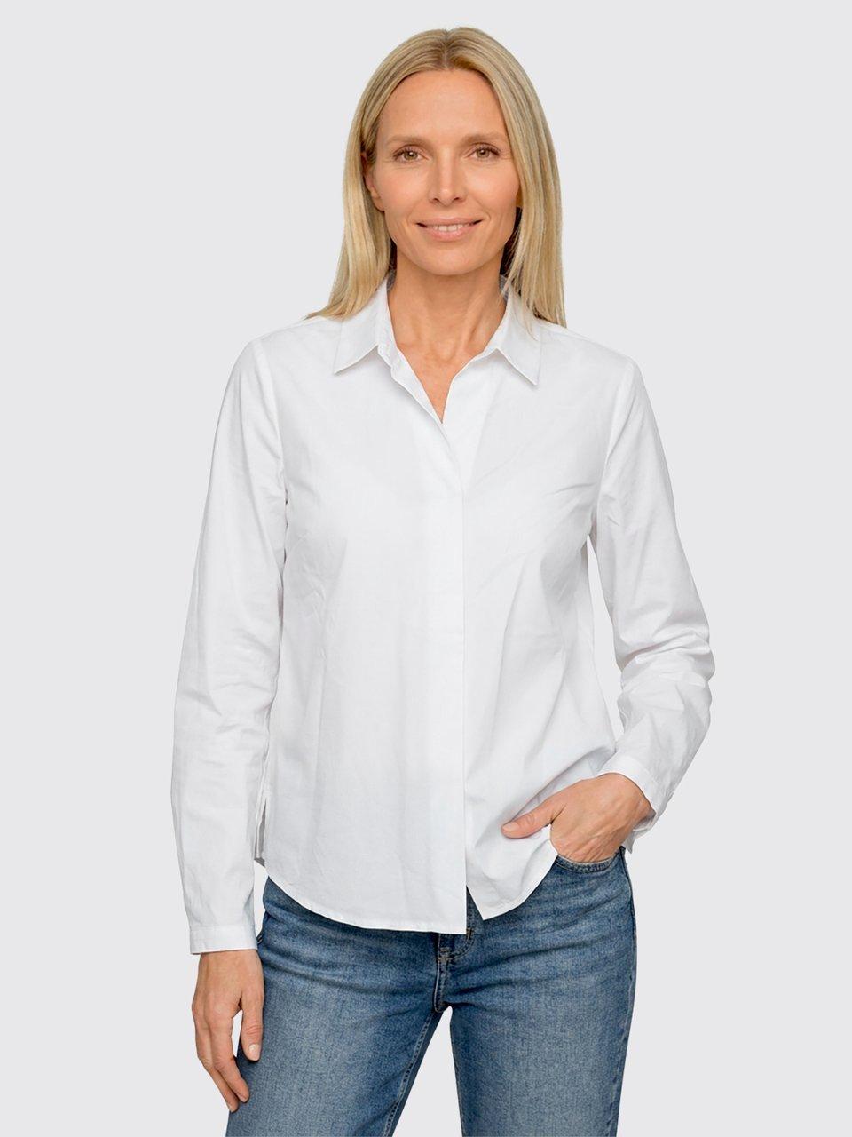 Peter Hahn - Bluse mit Rundhals-Ausschnitt