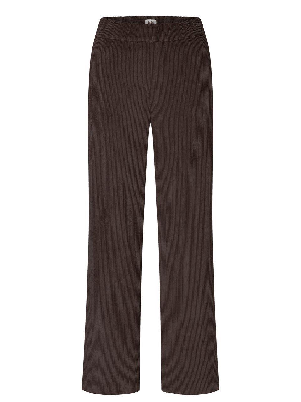 Wide Fit-Breitcord-Hose Mac braun