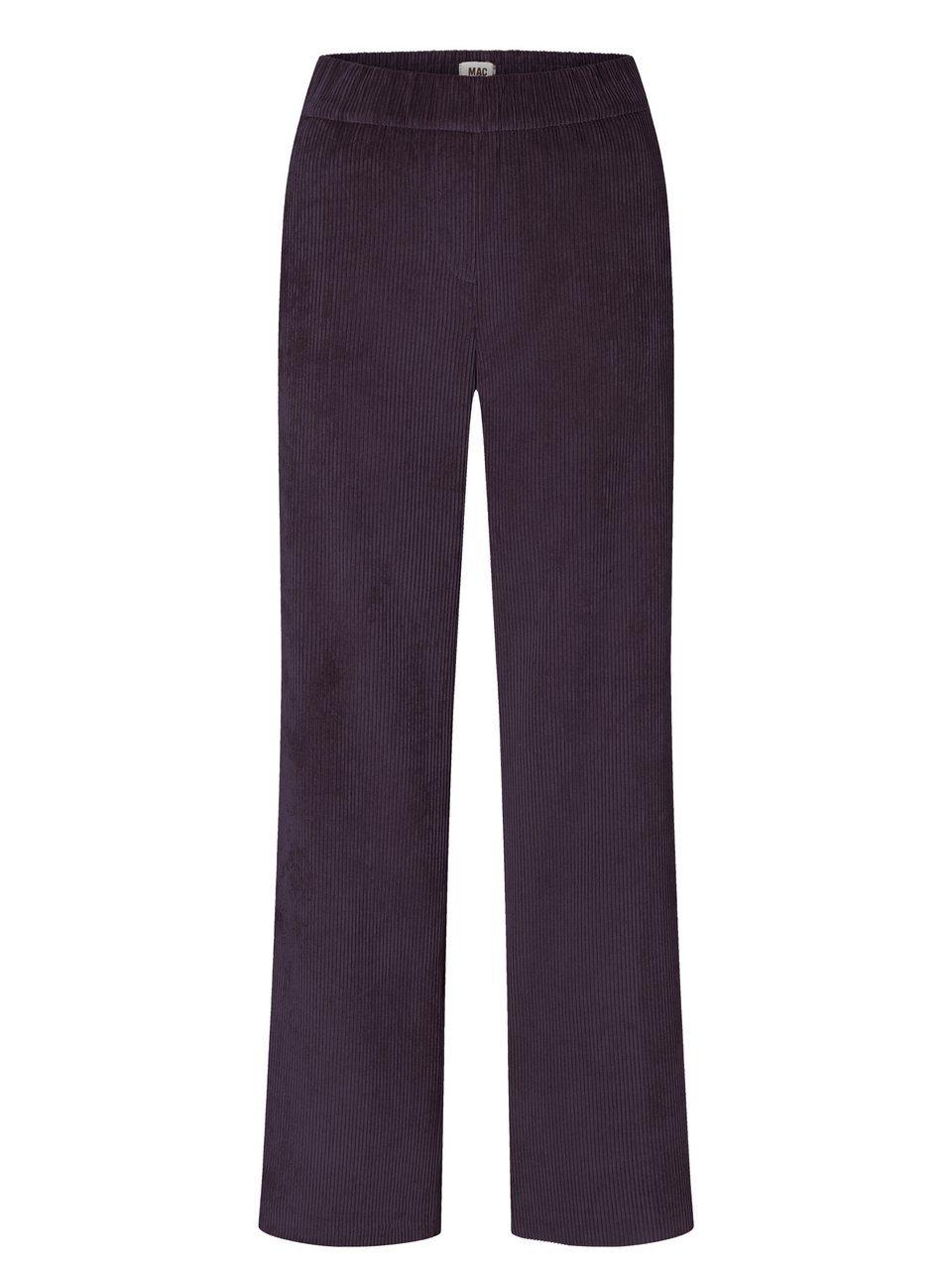 Wide Fit-Breitcord-Hose Mac lila