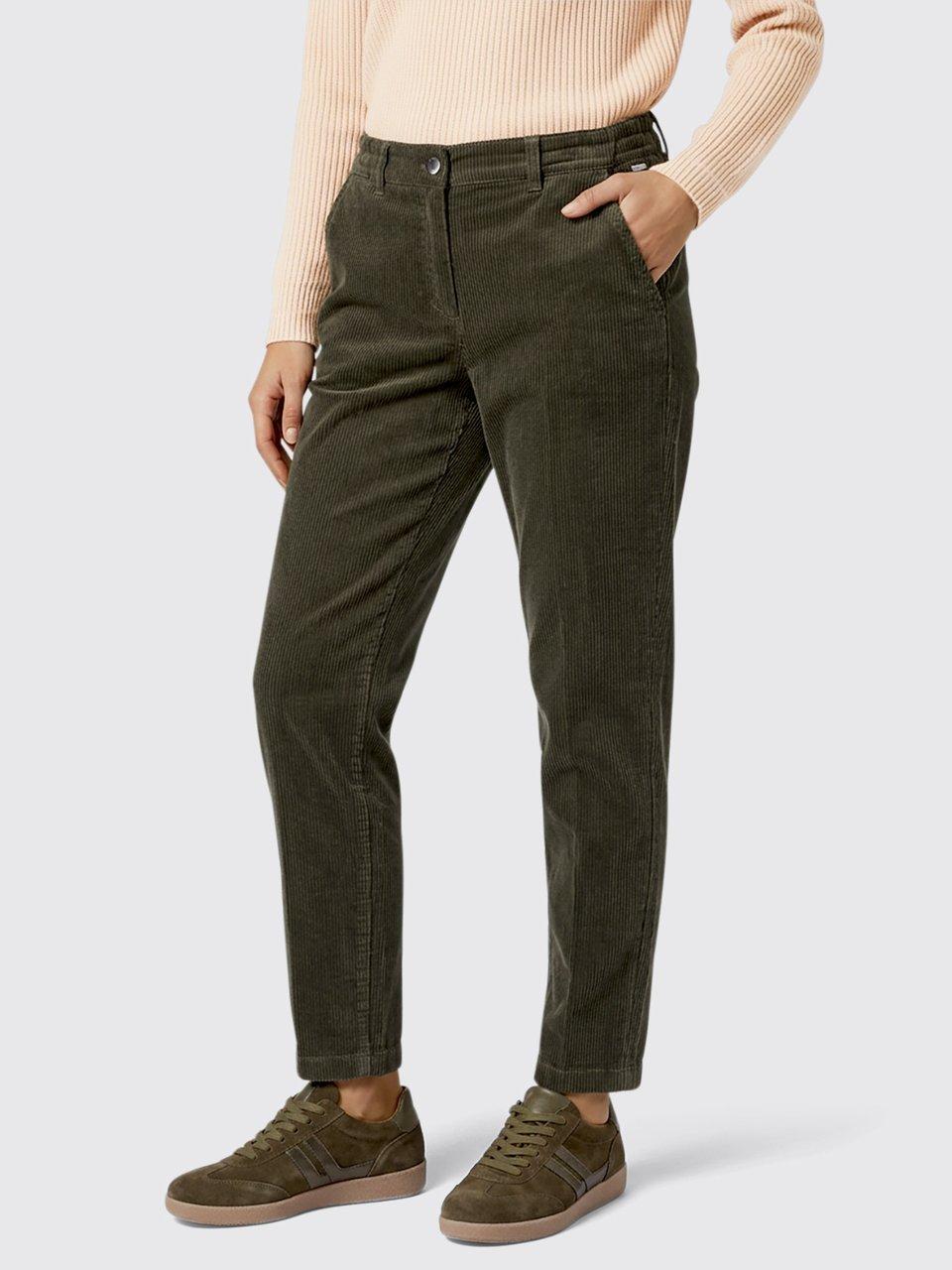 Brax - Enkellange Slim Fit-cordbroek